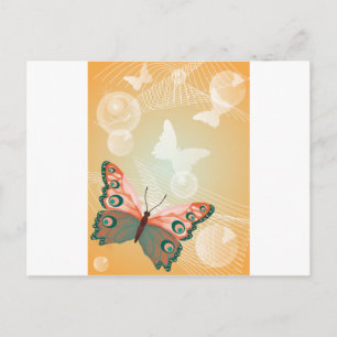 Aloha Hawaiianischer Schmetterling Hochzeit Liebe Postkarte