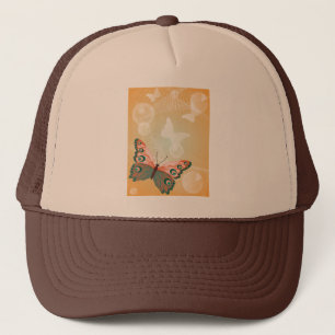 Aloha Hawaiianischer Schmetterling Hochzeit Liebe Truckerkappe