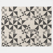 Aloha hawaiianisches Musterdruck Fleecedecke (Vorderseite (Horizontal))