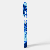 Aloha Heart Hawaiian Hibiskus Tropical Blue Case-Mate iPhone Hülle (Rückseite / Links)