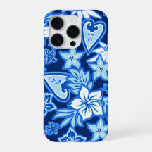 Aloha Heart Hawaiianischer Hibiskus Tropisch Blau