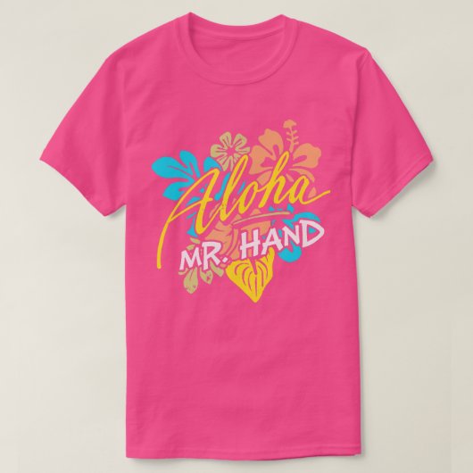 Aloha Herr Hand THE ORIGINAL TShirt (Design vorne)