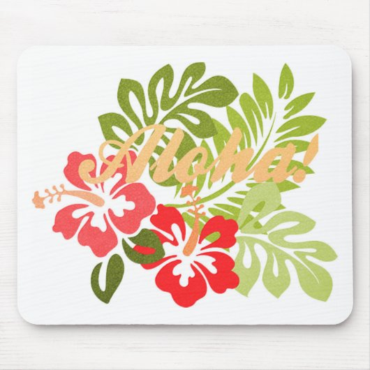 Aloha Hibiscus Mousepad (Vorne)