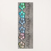 Aloha Hibisken Beach Yogamatte (Rückseite)