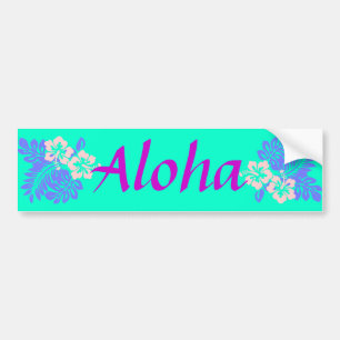 Aloha Hibiskus-Autoaufkleber Autoaufkleber