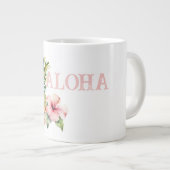 Aloha Hibiskus Blume Ananas Jumbo-Tasse (Vorderseite Rechts)