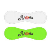 Aloha Hibiskus - flaches Hawaii Design + Ihre Idee Baseball (Paneele)