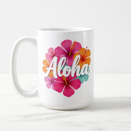 Aloha Hibiskus Hawaiian Dream Design Hawaii Vaca Kaffeetasse (Links)