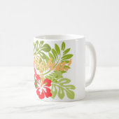 Aloha Hibiskus Kaffeetasse (VorderseiteRechts)