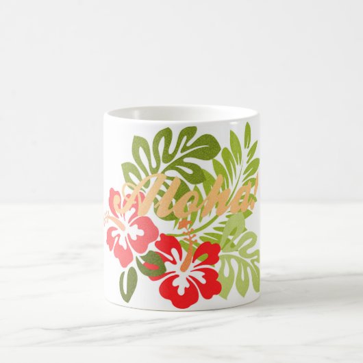 Aloha Hibiskus Kaffeetasse (Mittel)