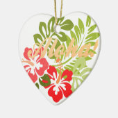 Aloha Hibiskus Keramik Ornament (Links)