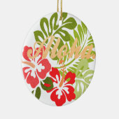 Aloha Hibiskus Keramik Ornament (Rechts)