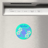 Aloha-Hibiskus-Magnet Magnet (In Situ (Geschirrspüler))
