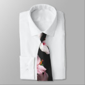 Aloha Hibiskus-rosa Duo-Hochzeit Krawatte (Gebunden)