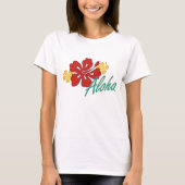 Aloha Hibiskus T-Shirt (Vorderseite)