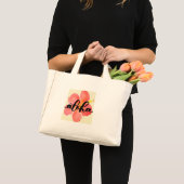 Aloha Hibiskus Tote Bag Mini Stoffbeutel (Vorderseite (Produkt))