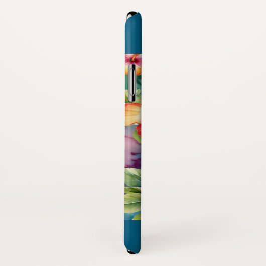 Aloha Hibiskus Tropenfarben-Blumendesign Case-Mate iPhone Hülle (Hinten/Rechts)
