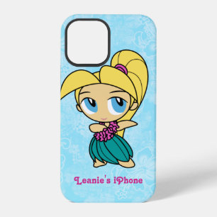 Aloha Honeys Blond Hula Girl Hawaiian Hibiscus iPhone 12 Pro Hülle
