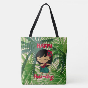 Aloha Honeys Christmas Holiday Hula Girl Beach Bag Tasche