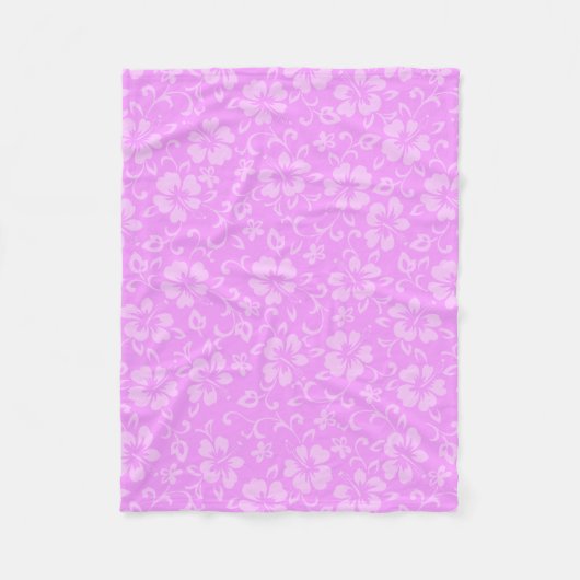 Aloha Honeys Coordinate Hawaiian Hibiskus Fleecedecke (Vorderseite)