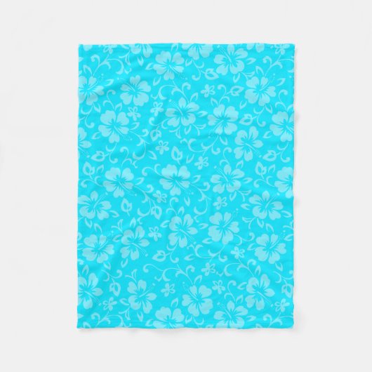 Aloha Honeys Coordinate Hawaiian Hibiskus Fleecedecke (Vorderseite)
