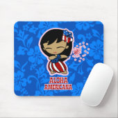 Aloha Honeys Firecracker Hula Girl Mousepads (Mit Mouse)