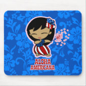 Aloha Honeys Firecracker Hula Girl Mousepads (Vorne)