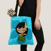 Aloha Honeys Hawaiian Aquamarin Hula Girl Beach Ba Tasche (Von Nahem)