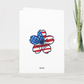 Aloha Honeys Hawaiian Beach Patriotic Cards Karte (Rückseite)