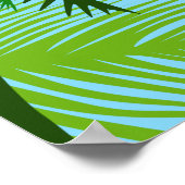 Aloha Honeys Hawaiian Blond Hula Girl Poster (Ecke)