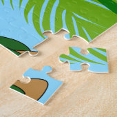 Aloha Honeys Hawaiian Brawn Hair Hula Girl Puzzle (Seite)