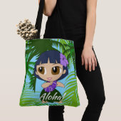 Aloha Honeys Hawaiian Hula Girl Beach Bag Tasche (Von Nahem)