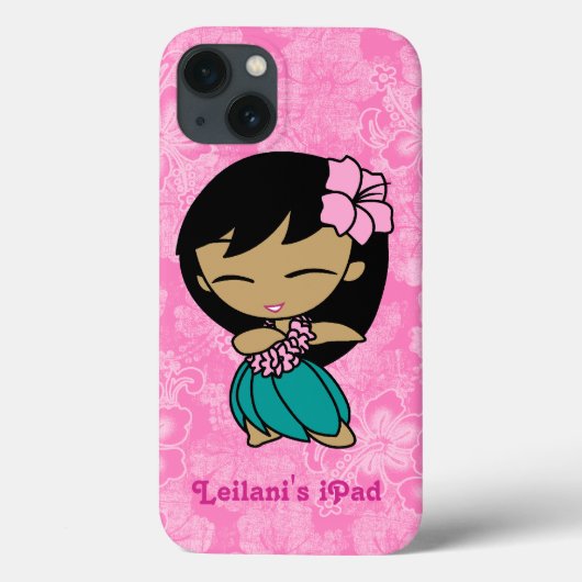 Aloha Honeys Hawaiian Hula Girl iPad Air Hüllen (Rückseite)