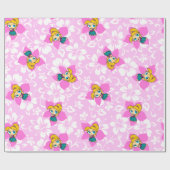 Aloha Honeys Hawaiian Hula Girl Wrapping Paper Geschenkpapier (Flach)