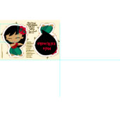 Aloha Honeys Holiday Hula Girl Doll Kit Pattern Stoff (Kachel)