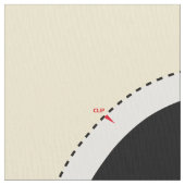 Aloha Honeys Holiday Hula Girl Doll Kit Pattern Stoff (Nahaufnahme)