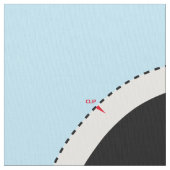 Aloha Honeys Hula Girl Doll Kit und Muster Stoff (Nahaufnahme)