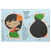 Aloha Honeys Hula Girl Doll Kit und Muster