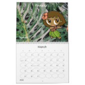 Aloha Honeys Hula Girl Floral 2012 Kalender (Mär 2026)