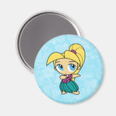 Aloha Honeys Hula Girl Hibisken Magnete Magnet (Vorderseite/Rückseite)