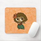 Aloha Honeys Hula Girl Hibiskus Mousepads (Mit Mouse)