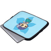 Aloha Honeys Hula Girl Hibiskus Neoprene Laptopschutzhülle (Vorne Knopf)