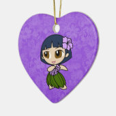 Aloha Honeys Hula Girl Hibiskus Ornamente (Links)