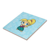 Aloha Honeys Hula Girl Hibiskus Tile Trivets Fliese (Seite)