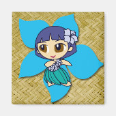 Aloha Honeys Hula Girl Mags Magnet (Vorne)