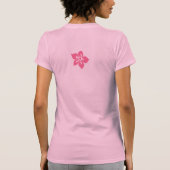 "Aloha Honeys" Ladys tee in rosa (Rückseite)