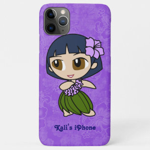 Aloha Honeys Lila Hula Mädchen Hawaiianischer Hibi Case-Mate iPhone Hülle