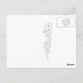 Aloha Honeys Luau & Grußkarten Postkarte (Rückseite)