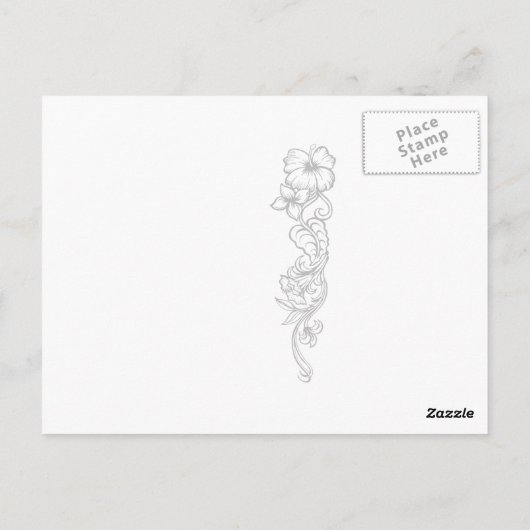 Aloha Honeys Luau & Grußkarten Postkarte (Rückseite)