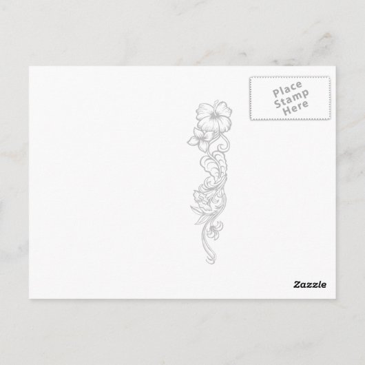 Aloha Honeys Luau & Grußkarten Postkarte (Rückseite)